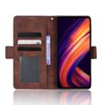 thumbnail image 3 of Case for Motorola Edge 30 Ultra Cover Adjustable Detachable Card Holder Magnetic closure Leather Wallet Case - Brown, 3 of 5