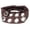 Brown, variant on Breathable Cutout Headband With Metal And Stretchy Wide Band For Women Punk Style Hair Accessory For Daily Wear Lightweight And Comfortable Fashion Statement, 7.87×3.15inch, White