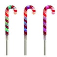thumbnail image 2 of Brite Star 3 Ct Color Changing LED Candy Cane 'Magic' Light Show Pathmarkers, 2 of 5