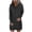Black, variant on Whlbf Womens Sweatshirt Dresses Plus Size Long Sleeve Casual Pocket Pullover Hoodie Waist Solid Dress