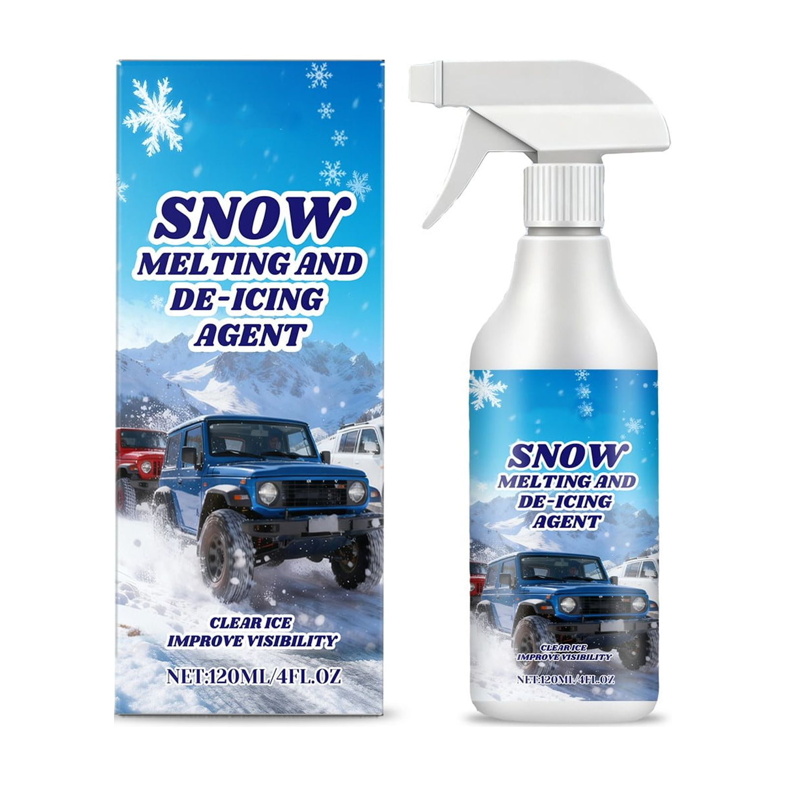 CRC 05346 Ice-Off Windshield De-Icer, 12 Wt Oz (3pk), Melts ice