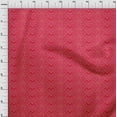 thumbnail image 3 of oneOone Cotton Poplin Red Fabric Geometric Bandhani Craft Projects Decor Fabric Printed By The Yard 56 Inches Wide, 3 of 4