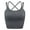 Gray, variant on FUTATA Women Cross Back Sport Bras Padded Strappy Criss Cross Cropped Bras for Yoga Workout Fitness