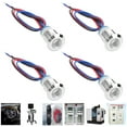 thumbnail image 4 of Mini Rond Mené, Imperméable à l'Eau Double Couleur Conduit Pratique pour la Modification de Voiture pour les Machines-Outils CNC pour la Modification de l'Ordinateur pour les Commutateurs de Contrôle d'Accès Rouge et Bleu, 4 of 8