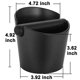 thumbnail image 2 of Espresso Knock Box Caja de café de 4,8 pulgadas Contenedor de basura para café molido con barra extraíble y base antideslizante Estilo barista duradero que absorbe los golpes, 2 of 5
