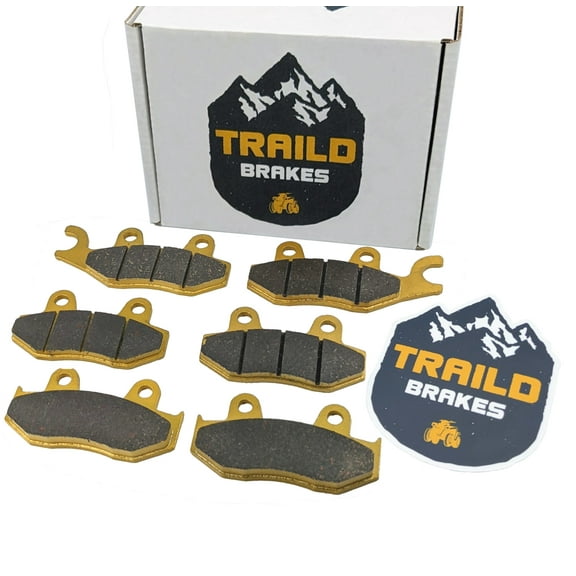 Yamaha YFZ 450R SE 2009-2023 and YFZ 450 2006-2011 & 2017 Ceramic Brake Pad Set