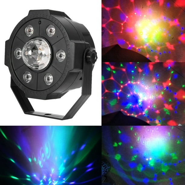 Jeu de lumière disco 6 spots LED Essentielle déco