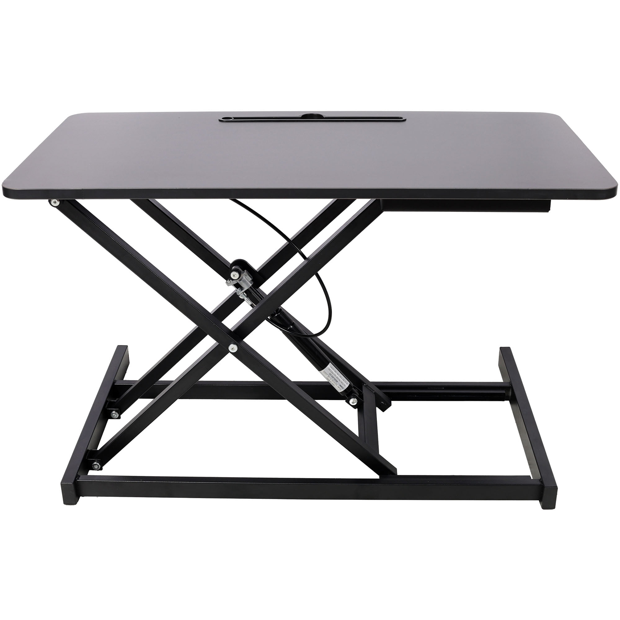S-HOME Adjustable Height Standing Laptop Desk With Keyboard Tray 31.5 Inches Wide Ergonomic Workspace Converter