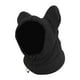 thumbnail image 1 of Gorro con orejeras de invierno para perro, suave, con capucha, resistente al viento, ajustable Negro L, 1 of 9