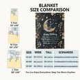 thumbnail image 3 of Birthday Gifts,Unique Best Gift Blanket 40x50in for Daughter from Mom,Moon and Stars Love Blankets,Ideas for Women Girls Neice Lightweight Throw,Happy Festival Party Decor, 3 of 6