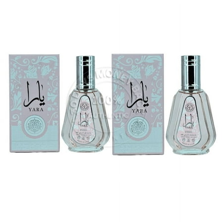 Lattafa Perfumes Yara Eau de Parfum for Women Spray 1.7 oz / 50ml (2 Pack)