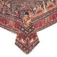 thumbnail image 2 of BSDHOME Vintage Persian Rug Nature Animals Cotton Linen Tablecloth 52x70 inches Tablecover Desk Table Cloth For Dining Room, Tea Table, Picnics, Parties, 2 of 4