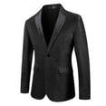 thumbnail image 4 of oqasdz Mens Suit Jacket Sequins Shiny Cool Slim Fit Party Stage Performance Nightclub Party Evening Coat Top,Size XL, 4 of 8