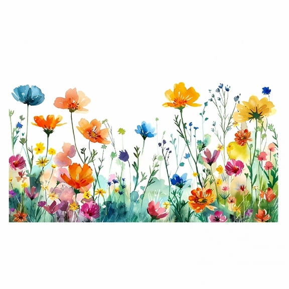 CCOCC Spring Window Clings for Glass Windows,Butterfly Flower Window Clings Double-Sided Easter Window Sticker for Home Party Supplies Shop Spring Decor