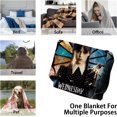thumbnail image 5 of Ultra-Soft Micro Flannel Fleece Throw Blanket Warm Lightweight for All Seasons Throw Kids Adults Bedding Sofa Office (Style-2, 40"x50"), 5 of 6