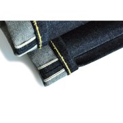 Saucezhan 316XX-18OZ Mens Jeans Straight Leg Regular Fit Mid Rise Sanforized Selvedge Denim 18 oz