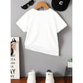 thumbnail image 2 of 100% Cotton T-shirt Suitable for Vacation Wear, Fashionable and Comfortable Short Sleeved in Summer, Suitable for Both Boys and Girls, "Cars 4" Lightning McQueen Cartoon Printed T-shirt, 2 of 6
