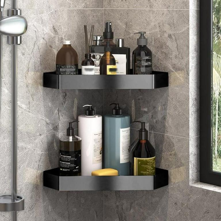 Bathroom Shelves Without Drilling RustProof Aluminum Shower Wall