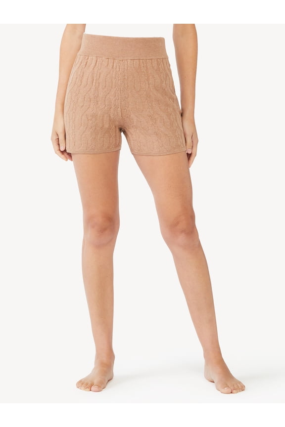 Women's Cable Knit Lounge Shorts