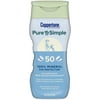 Coppertone Pure and Simple Sunscreen Lotion, SPF 50 Sunscreen Lotion, 6 Oz