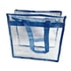 thumbnail image 3 of Bolsa de aseo bolsa de cosméticos bolsa de PVC bolsa de maquillaje transparente reutilizable bolsa de compras para eventos deportivos competición Azul, 3 of 9