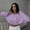 Purple, variant on Dasayo Cropped Womens Sweatshirts Black Full Zip up Long Sleeve Solid Elastic Waist Hoodies Blouses for Women L