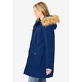 thumbnail image 4 of Woman Within Plus Size Arctic Parka Jacket & Hood 34" Long Down Blend Winter Coat, 4 of 6