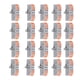 thumbnail image 1 of Resorte 20 Piezas Conectores De Cable De Tuerca De Palanca Conductores De Empalme Compactos Rápidos Bloque De Terminales De Empuje 223-2P, 1 of 7