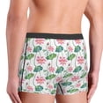 thumbnail image 6 of Salouo Lotus Flower Print Men's Boxer Briefs,Breathable Underwear Elastic Waistband Briefs for Men -Small, 6 of 8