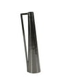 thumbnail image 5 of DecMode 17", 22"H Slim Cone Dark Gray Metal Vase with Extended Handles, Set of 2, 5 of 12