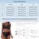 thumbnail image 3 of Traje de Baño Mujer Conjunto de Bikini Push Up Sexy Para Mujer, Traje de Baño de Dos Piezas de Cintura Alta, Tankini Con Estampado Fruncido Retro Para Playa y Piscina 1667, 3 of 6