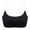 A1-Black, variant on Low Back Bras for Women Backless Bra Invisible Bra Criss Cross Back Bra Wireless Backless Bra Low Cut Bra Skinny Strap Bra Convertible Bra Low Back Halter Bra Razor Back Bralette Black