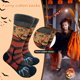 thumbnail image 5 of Calcetines de Halloween por encima del tobillo calcetines transpirables novedosos coloridos para hombres y mujeres, 5 of 5