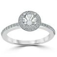 thumbnail image 1 of 1/3ct Diamond Engagement Ring Semi Mount 14K White Gold Setting, 1 of 2