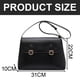 thumbnail image 2 of El nuevo bolso bandolera de un solo hombro con cuero artificial para citas.negro, 2 of 5