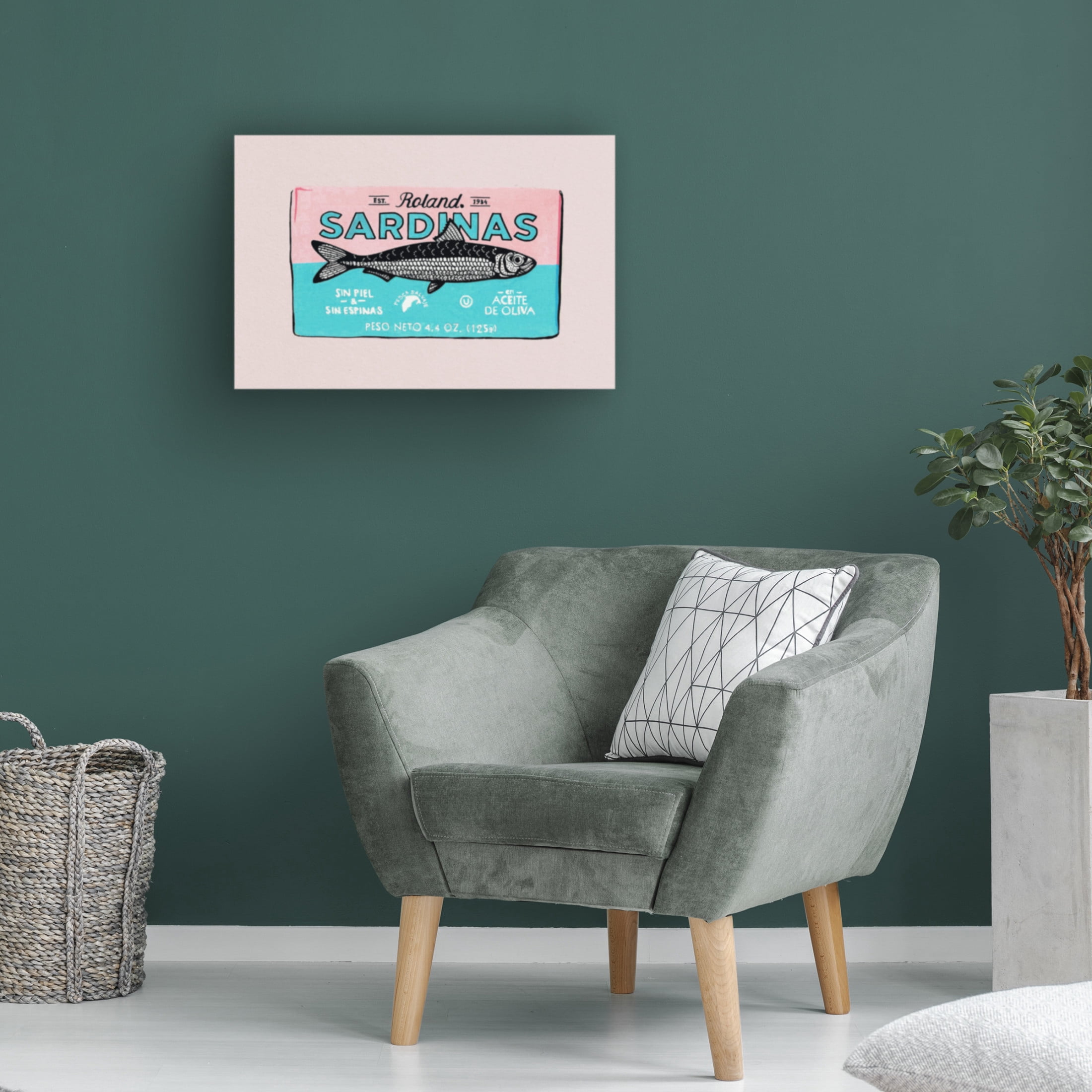 Trademark Fine Art Studio Mandariini Roland Sardinas Canvas Wall Art