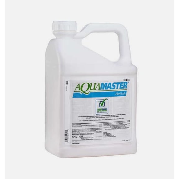 AquaMaster Liquid Pool Chemical Glyphosate Weed Control for Aquatic Use, Shorelines & Docks, 2.5 Gallons