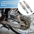 thumbnail image 2 of 1 Pair Motorcycle Rear Suspension Shock 270mm for 50cc 70cc 90cc 125c Chrome Silver Tone, 2 of 6