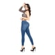 thumbnail image 4 of Jeans básico para mujer de mezclilla stretch Push UP con bolsas traseras azul 9, 4 of 6