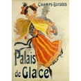 thumbnail image 2 of Jules Chéret 18x24 Black Ornate Framed Double Matted Museum Art Print Titled: Champs-Elysees Ice Palace (1896), 2 of 5