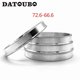 thumbnail image 1 of 4 Pcs Aluminum Car Wheel Hub Centric Rings 72.6-64.1 Hub Centric Rings,od 72.6mm And Id66.6mm Hub Rings. 72.6 To 54.1, 1 of 1