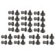 thumbnail image 5 of 20 piezas cabeza redonda perno de cobre, engrosar cabeza redonda pernos de cobre puntas de metal punk diy remaches de cobre pezón clavo para bolso de cuero zapatos accesorios 7x5mmColor del arma) Khall Tendencias, 5 of 6