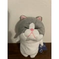 thumbnail image 3 of Stuffed Animal Cute Grey and White Cat Plush, 3 of 6