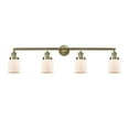 thumbnail image 2 of Innovations Lighting  Bell 4 Light 42" Bath Vanity Light Antique Brass/Matte White, 2 of 5