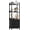 WBK-4, variant on Simenmax 5-Tier Bookshelf - 62.2" Tall Rustic Brown Display Storage Shelves for Living Room, Office, Bedroom, Black