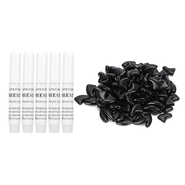 YIXIGGC 100PCS Soft Pet Cat Nail Caps Cover Safe Anti Scratch Dog Paw Claw Protector CoversBlack XS XC921-26824