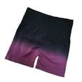 thumbnail image 4 of Pantalones cortos de yoga para mujer, levantamiento de glúteos, ropa transpirable elástica para niñas, ropa interior de cintura alta, pantalones corto Púrpura Macarena pantalones cortos de yoga, 4 of 8