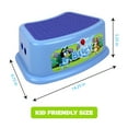 thumbnail image 3 of Bluey Durable Plastic Single Step Stool with Non-Slip Feet, 3 of 6