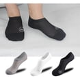 thumbnail image 3 of Men Ultra Thin Liner Non Slip No Show Socks – Seamless Mesh Breathable Cotton Low Cut, Sweat-Absorbent for Sneakers, Dress Shoes, Loafers, 3 of 8