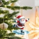 thumbnail image 3 of Oioii Santa’s Sleigh Ornament, Festive Christmas Tree Decoration Acrylic Materials 2D Flat Pendant, 3 of 4